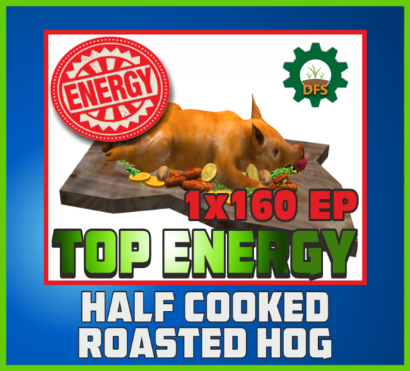 DFS HALF COOKED ROASTED HOG TOP ENERGY (texture)
