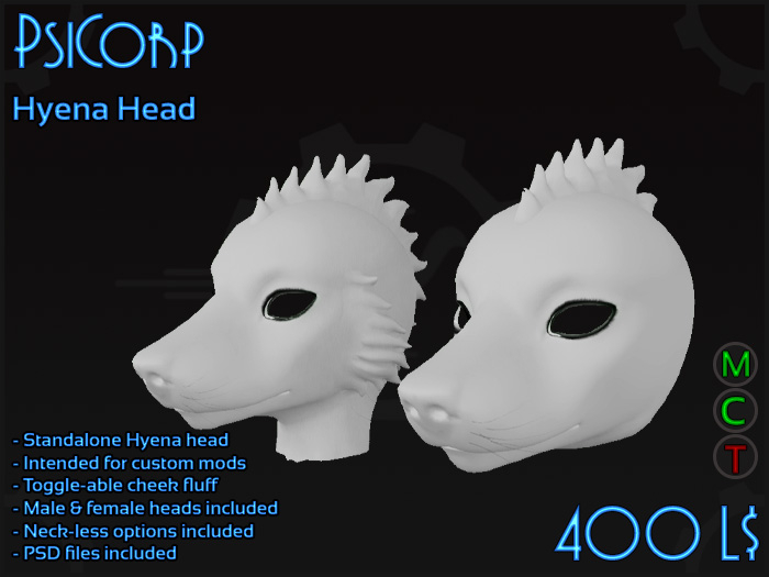 PsiCorp Hyena Head