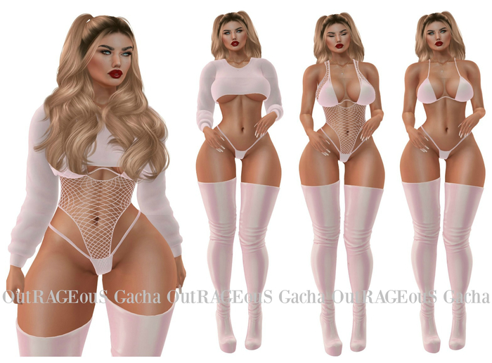 Foxes - Riley - 5 Piece Set - Pink