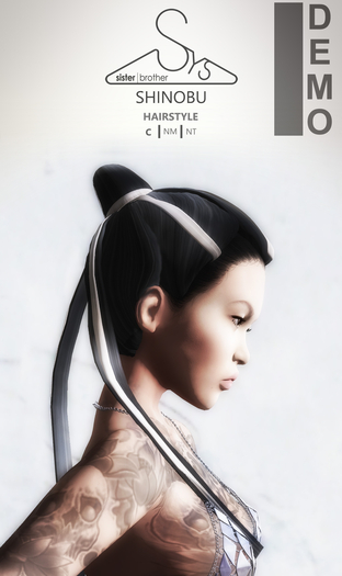 [sYs] SHINOBU hair (rigged) - DEMO