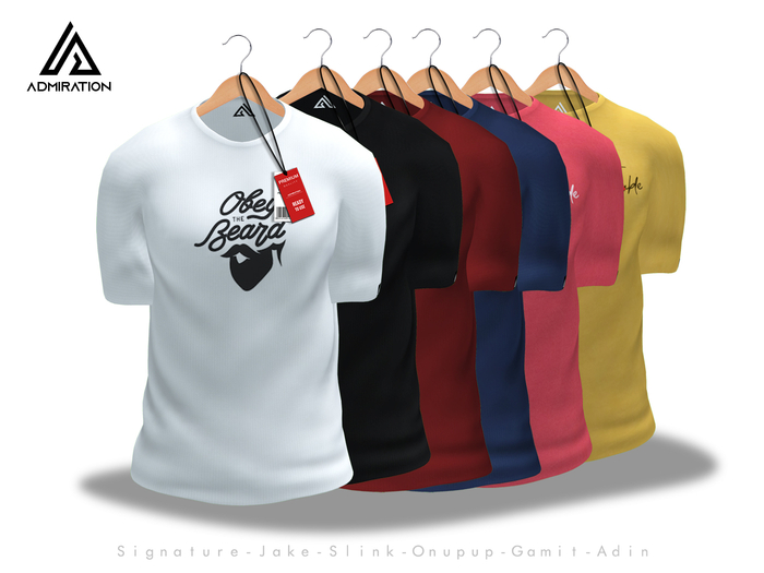 Admiration - Casual Tee Fatpack Signature Jake Slink