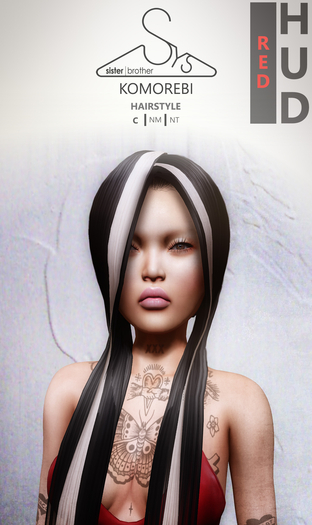 [sYs] KOMOREBI hair (rigged) - Red
