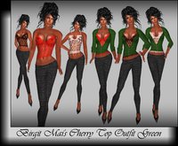 Birgit Mai's Cherry Top Outfit Green (BOXED)