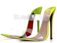 Garbaggio // Leah Sandals - Lime