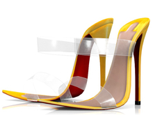 Garbaggio // Leah Sandals - Yellow