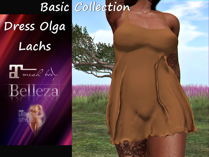 {RP} Dress Olga Basic Collection Lachs