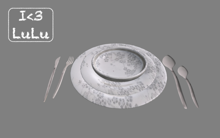 I<3LuLu Dinner Set