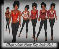 Birgit Mai's Cherry Top Outfit Red (BOXED)