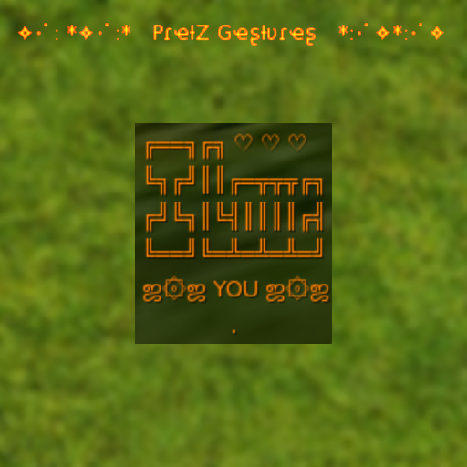 I LOVE you = PretZ Gestures = 2020