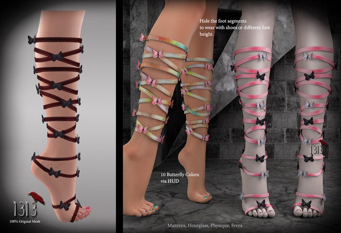 (*<*) 1313 Ella Wraps - Red Leather