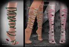 (*<*) 1313 Ella Wraps - Green Leather