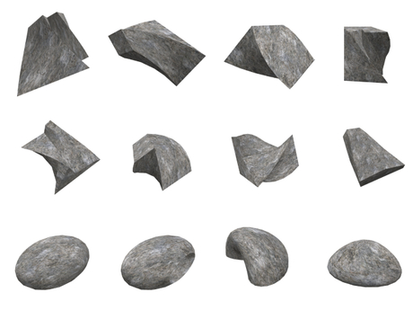 Second Life Marketplace - Prim Props 03 - OPQ Prim Rocks 01-12