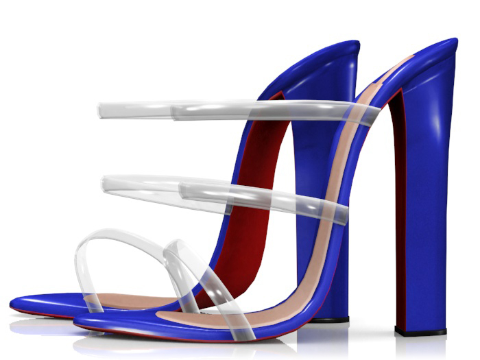 Garbaggio // Sofia Sandals - Blue