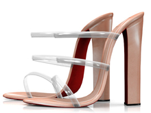 Garbaggio // Sofia Sandals - Nude