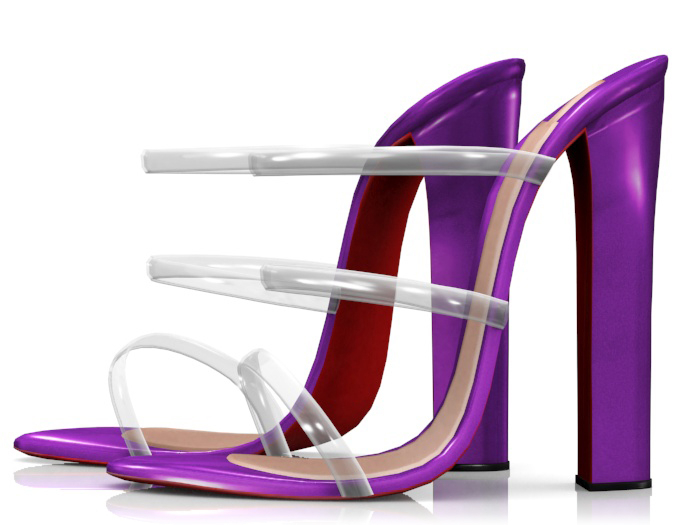 Garbaggio // Sofia Sandals - Purple