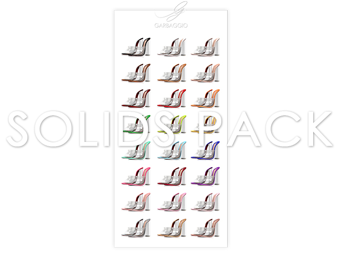 Garbaggio // Sonya Mules - Solids Pack