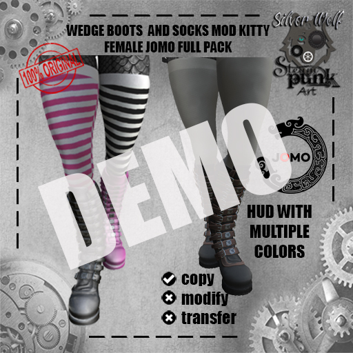 SW - Wedge Boots and Socks Mod Kitty FULL PACK DEMO (Box)