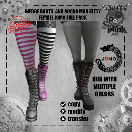 SW - Wedge Boots and Socks Mod Kitty FULL PACK (Box)