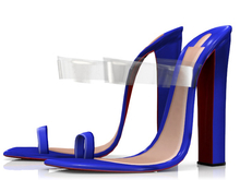 Garbaggio // Zola Sandals - Blue