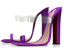 Garbaggio // Zola Sandals - Purple