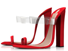 Garbaggio // Zola Sandals - Red