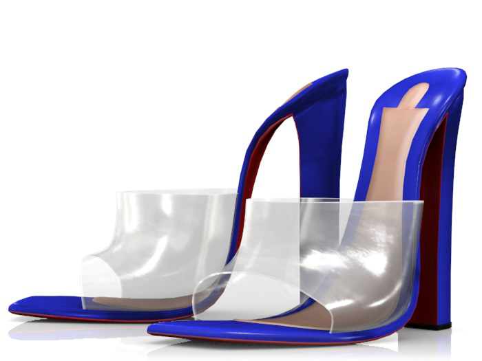 Garbaggio // Zoey Mules - Blue