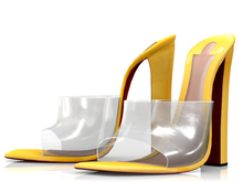 Garbaggio // Zoey Mules - Yellow