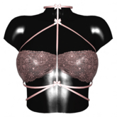 -Narcisse- ADD Reya Bra Harness Top - ML - Mushroom