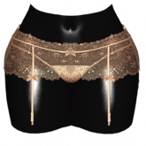 -Narcisse- ADD Reya Garter & Thong - New Gold