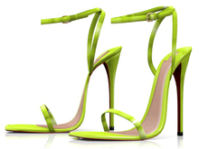 Garbaggio // Stella Sandals - Lime