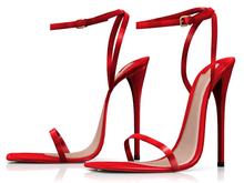 Garbaggio // Stella Sandals - Red