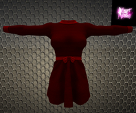 isis-Daisy Dress-Red