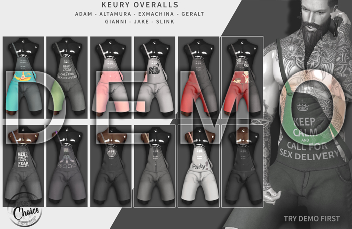 -= F.C. Keury Overalls {DEMO} =-