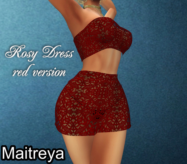 ROSY DRESS RED - MAITREYA