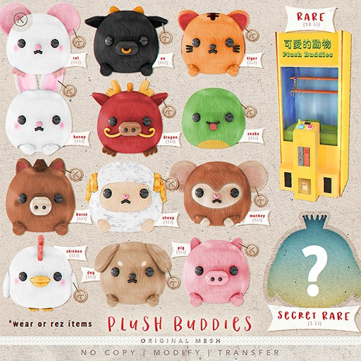 kotte - plush buddies - monkey