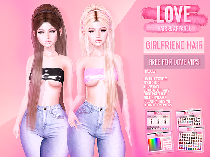 Love [Girlfriend] Hair - Fatpack