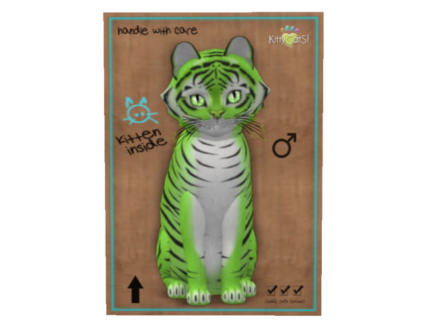 KittyCatS Box - Tiger! Tiger! Lime