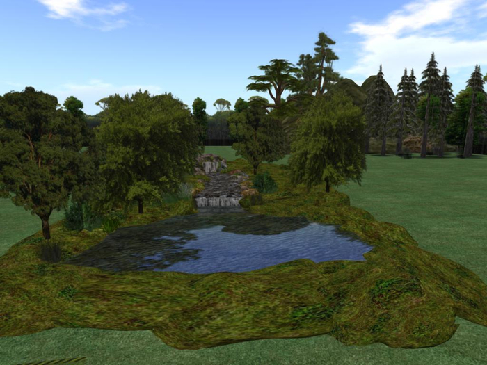 Natural Landscapes Boxed Woodland Pool & Stream