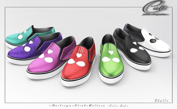 : CULT : SKULL SNEAKERS W.HUD/FEMALE