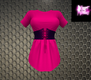 ~SugarBaby~ Corset Top-Freya-Pink
