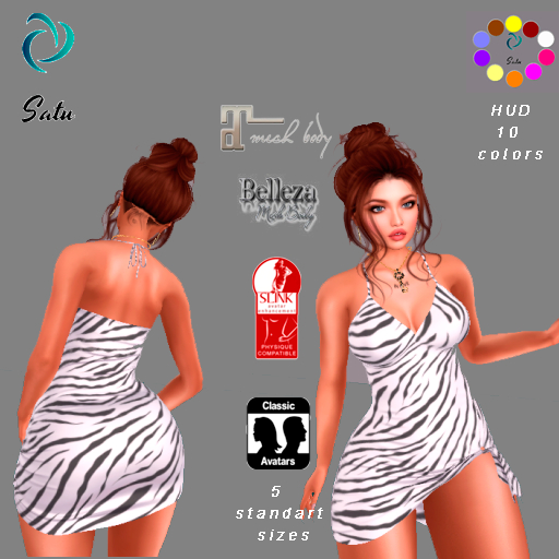 [Satu] Summer Dress Zebra Demo