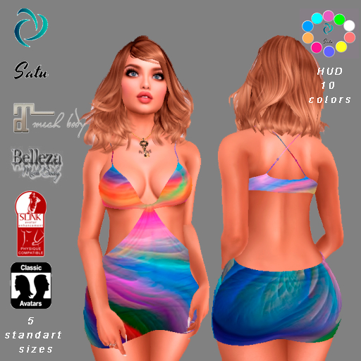 [Satu]   Rainbow dress Demo