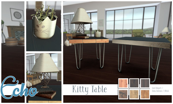 Echo - Bayley - Table - Kitty - Fatpack