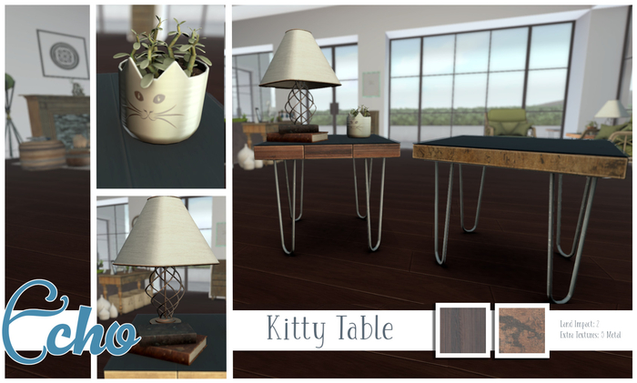 Echo - Bayley - Table - Kitty - C/D - Box