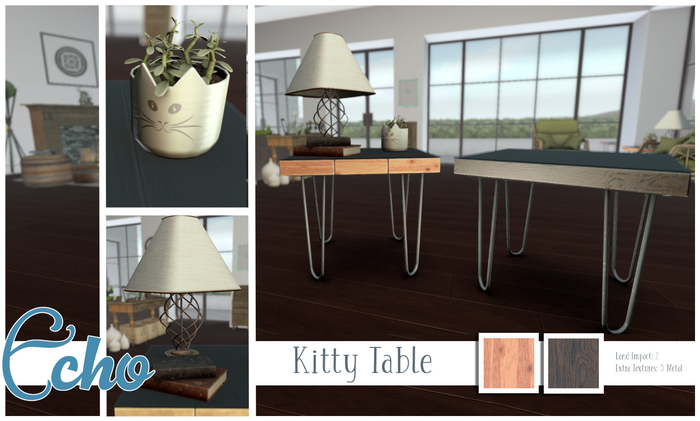 Echo - Bayley - Table - Kitty - A/B - Box