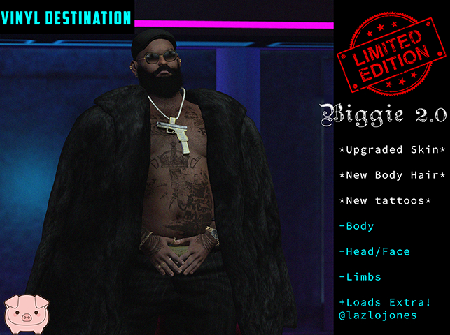 [Vinyl Destination] NOTORIOUS BIG G - Custom Skin Limited Version. 