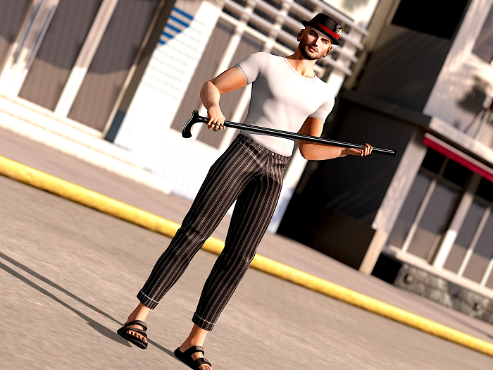Cane Style Pose 1