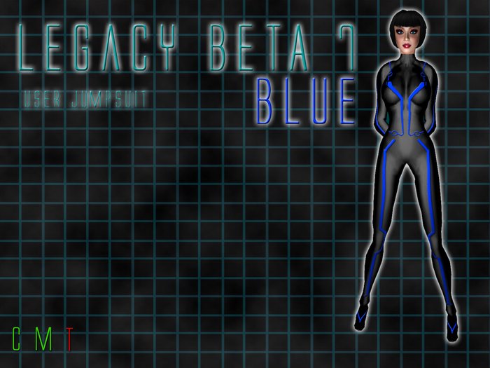 User Cyber Jumpsuit Blue