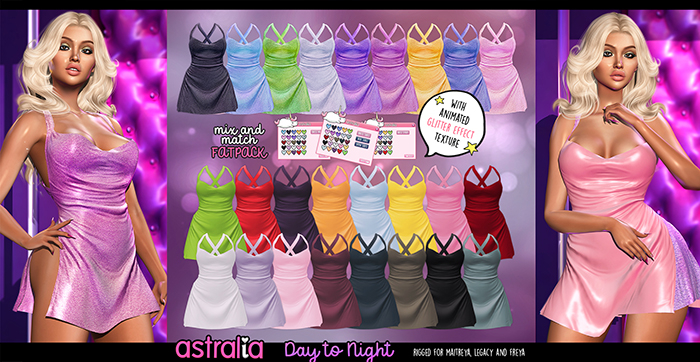 Astralia - Day to Night Dress (Fatpack)