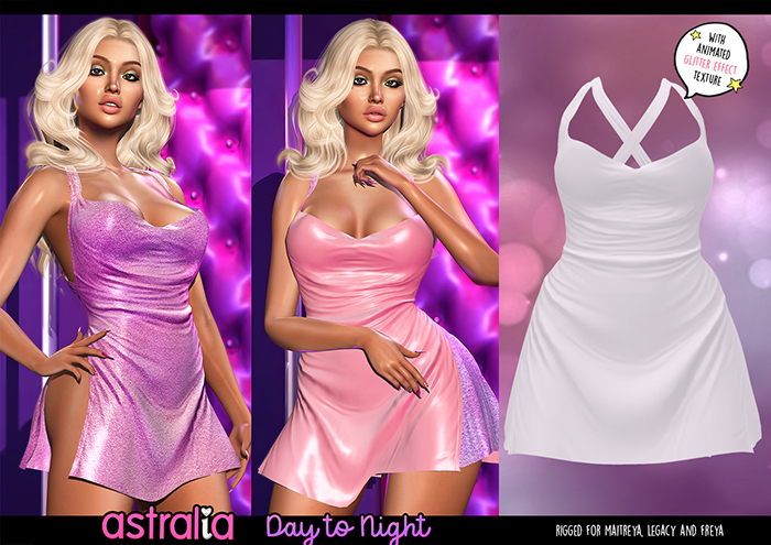 Astralia - Day to Night Dress (White)